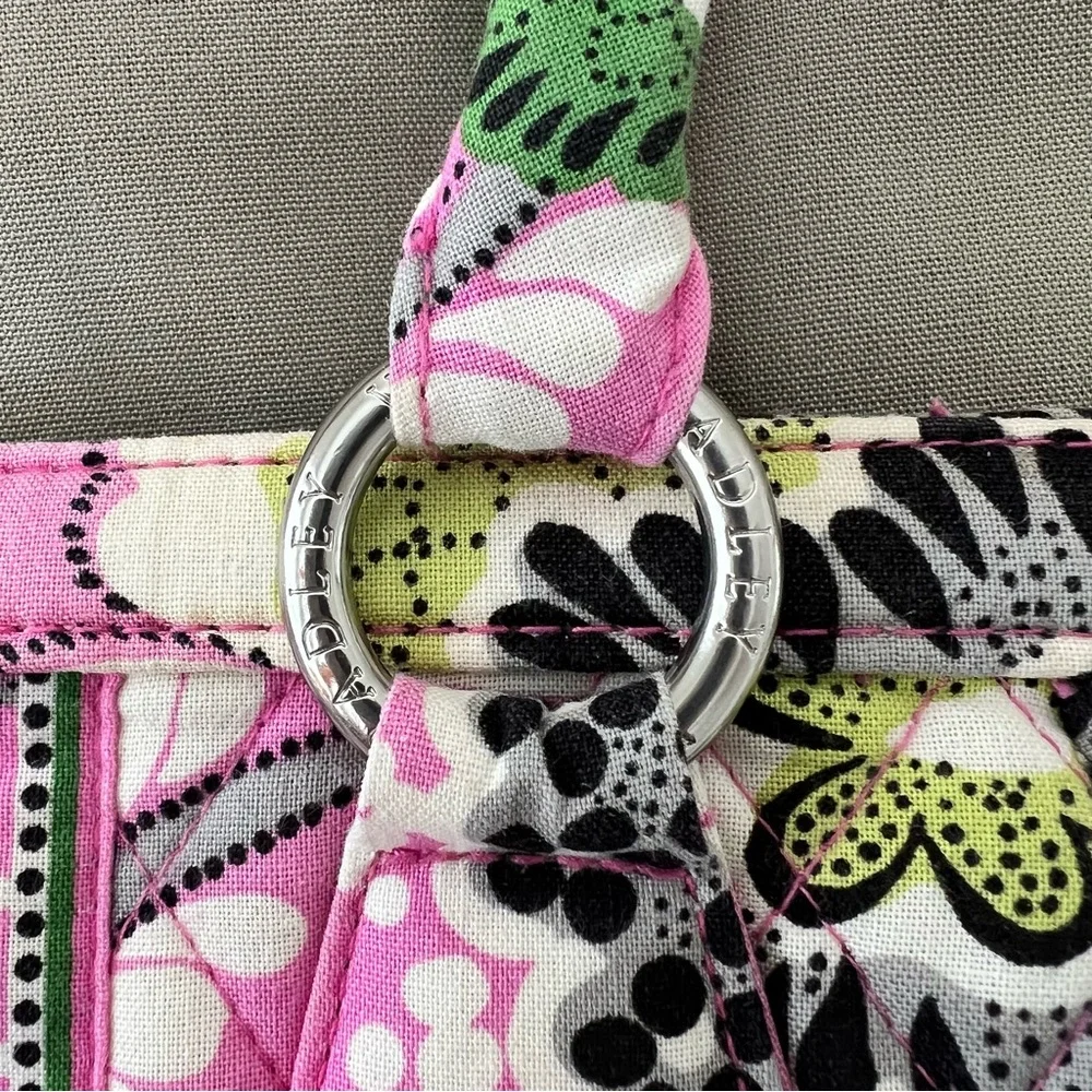 Vera Bradley Priscilla Pink Quilted Frame Shoulder Bag - Retired